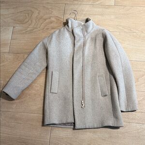 Stylish Tan Wool Coat